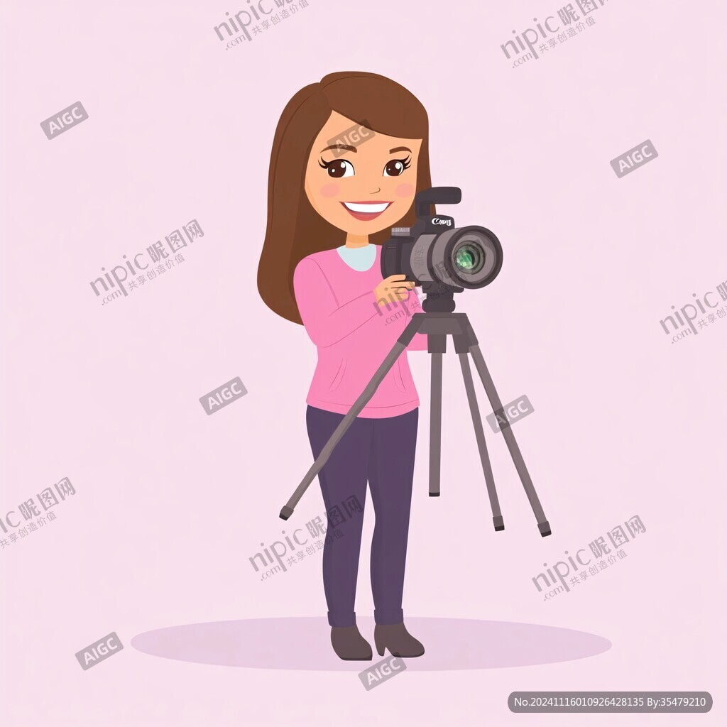 美女記者