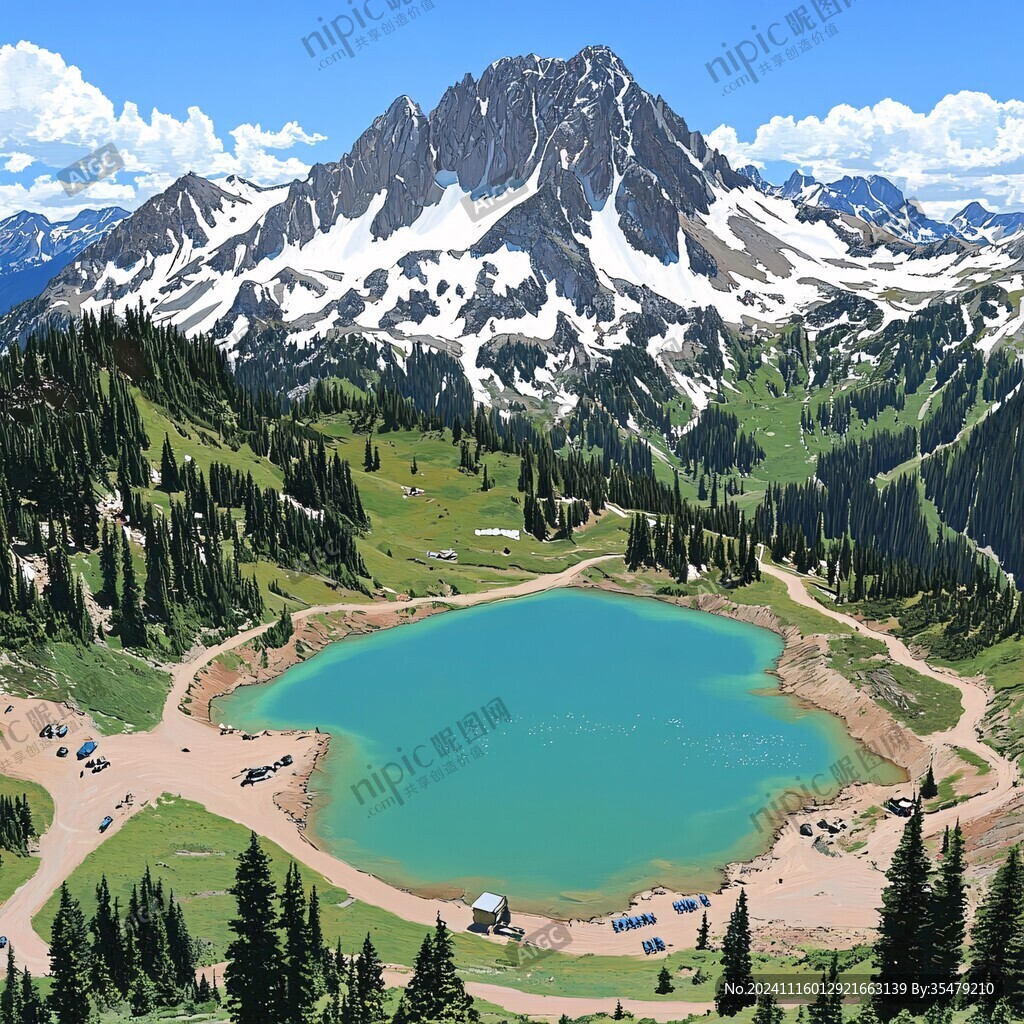 翡翠湖全景