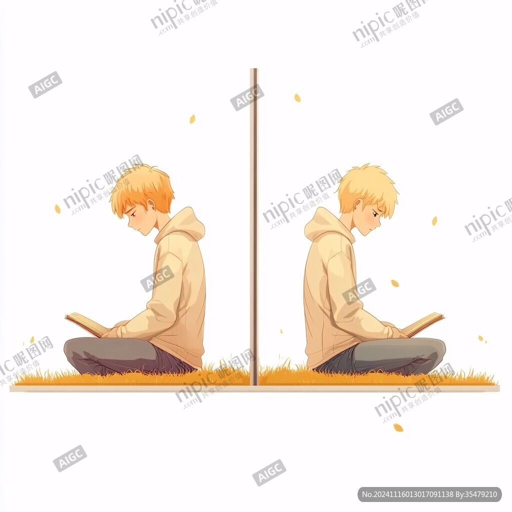手繪追光的少年