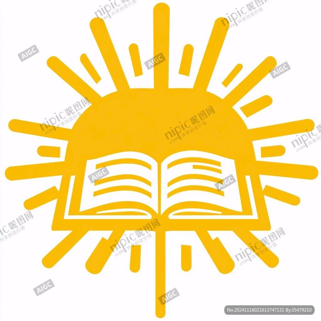 書與太陽logo