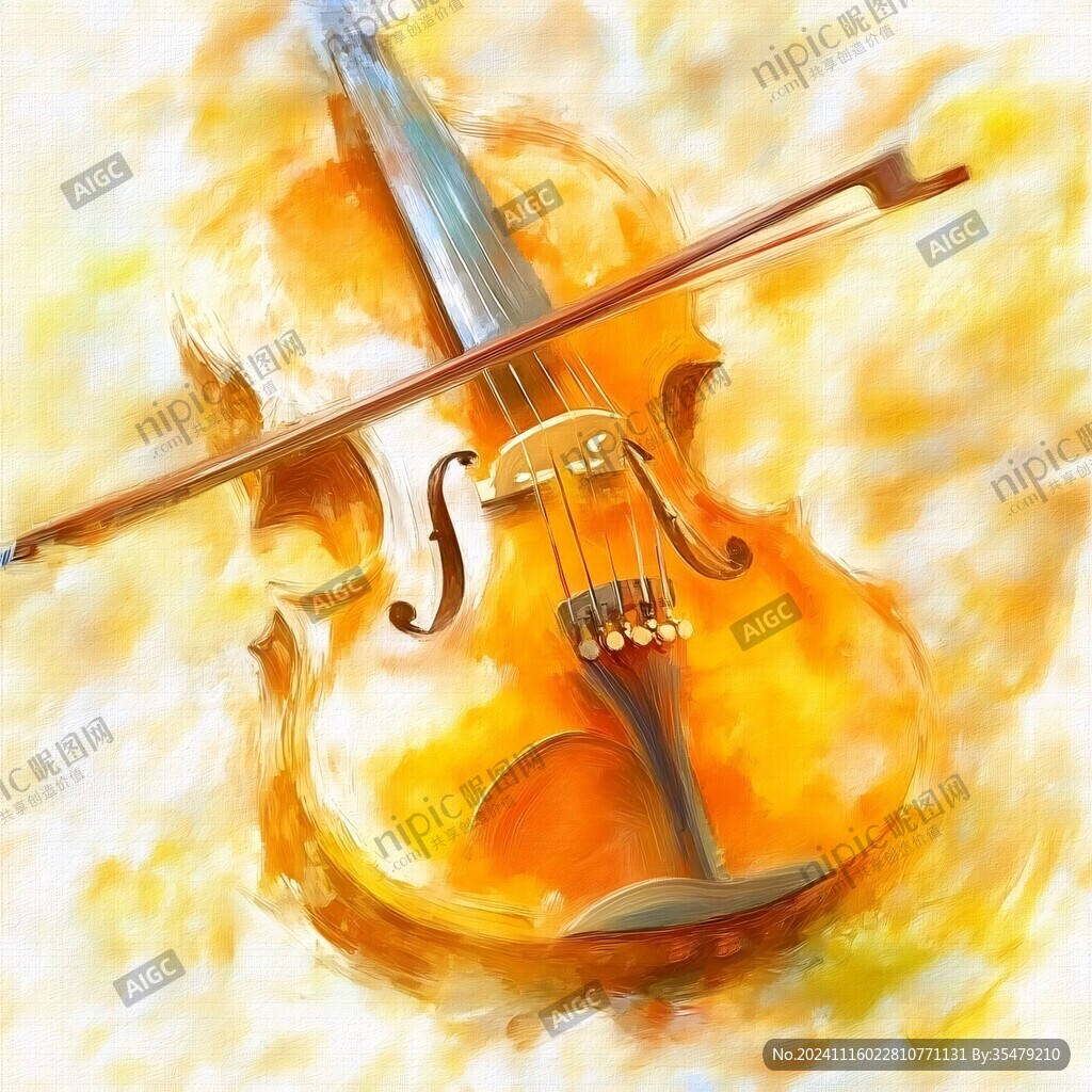 小提琴插畫