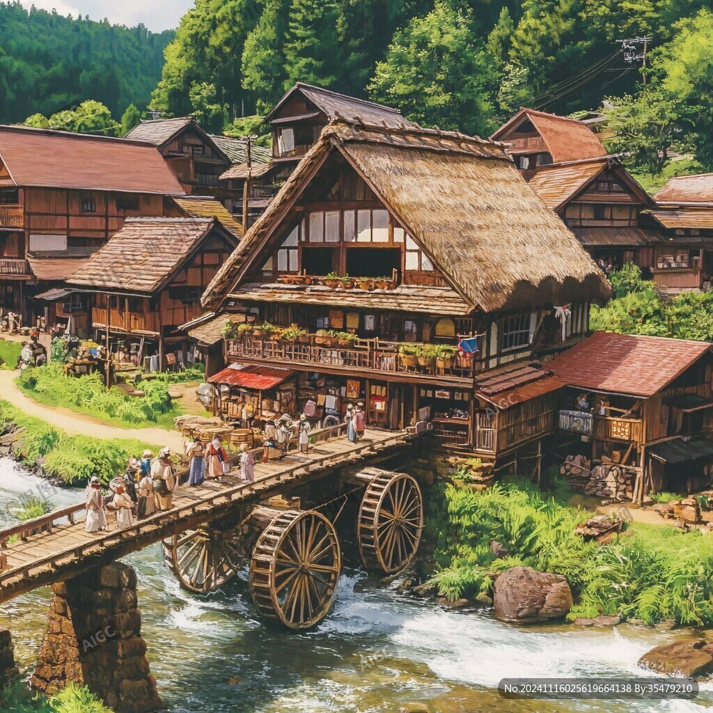 吊腳樓場景復(fù)原