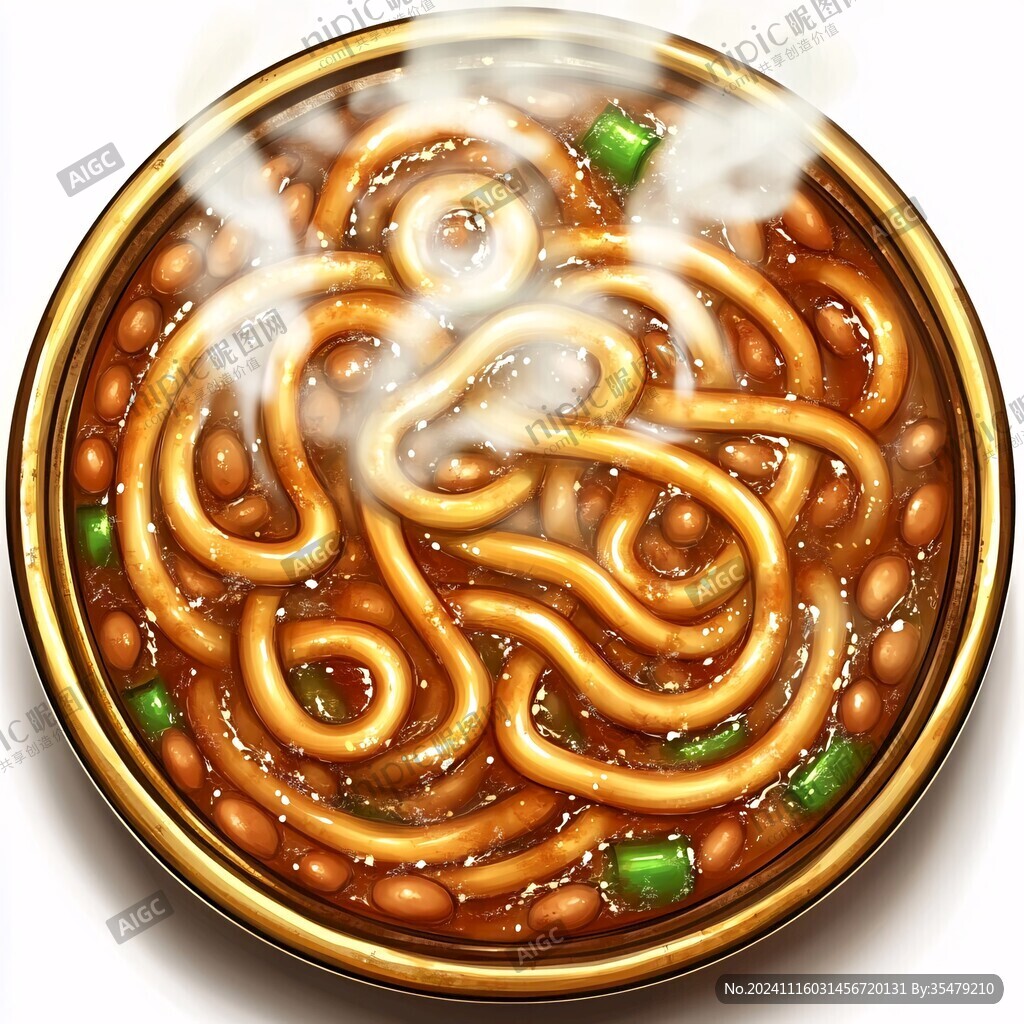 響油鱔糊插畫