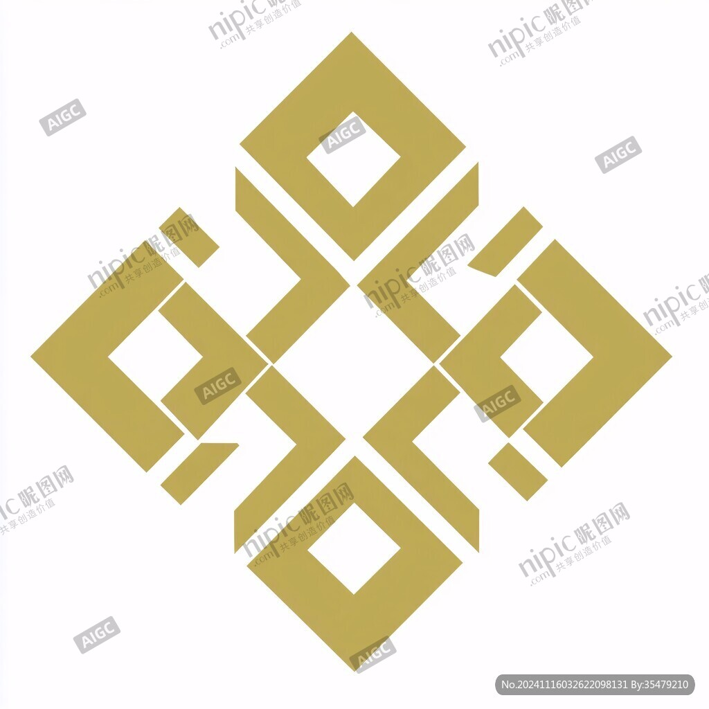 菱形對(duì)稱logo