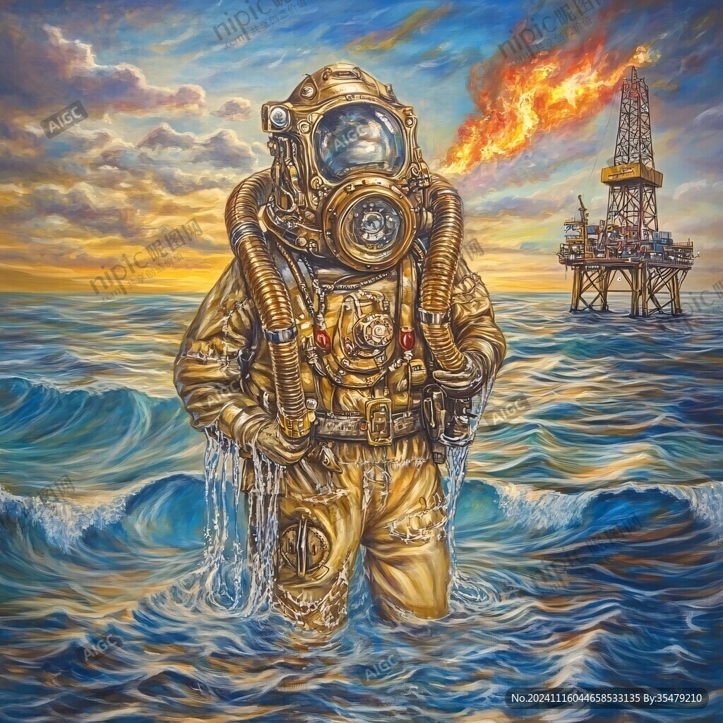 科幻油畫油彩