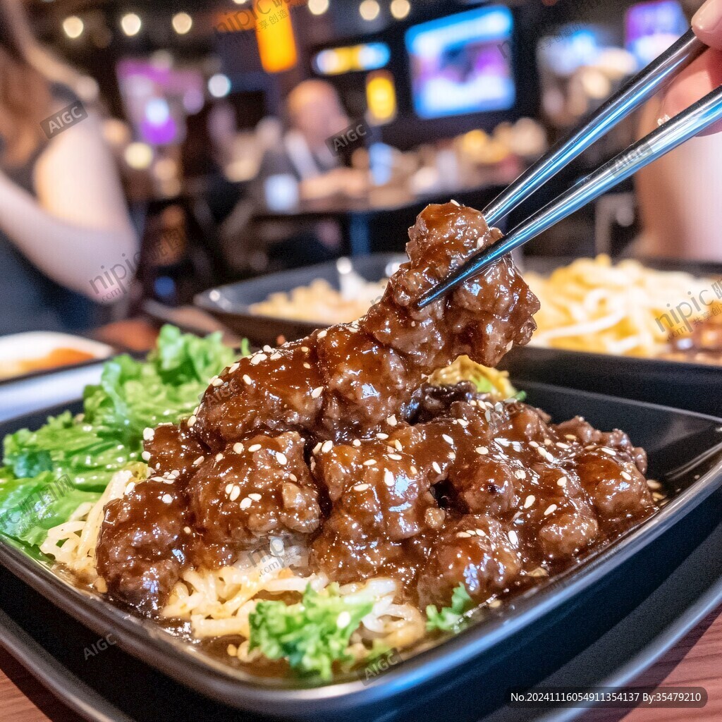 黑膠牛肉飯