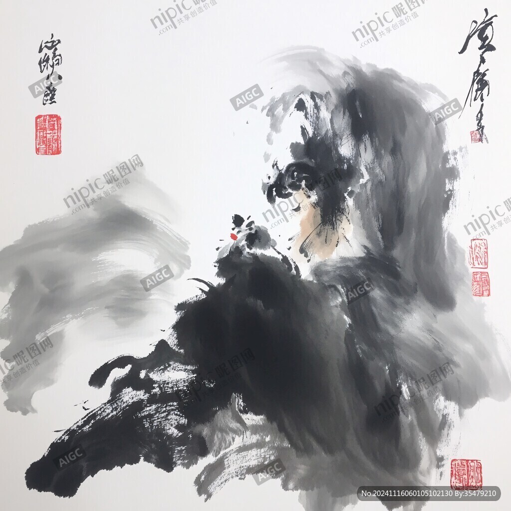 雄厚霸氣大寫意風(fēng)格