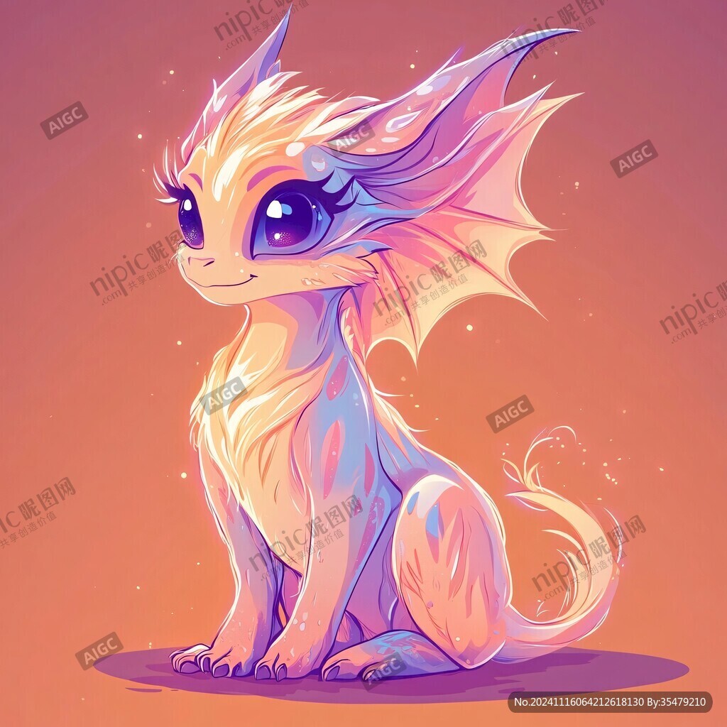 q版龍插畫