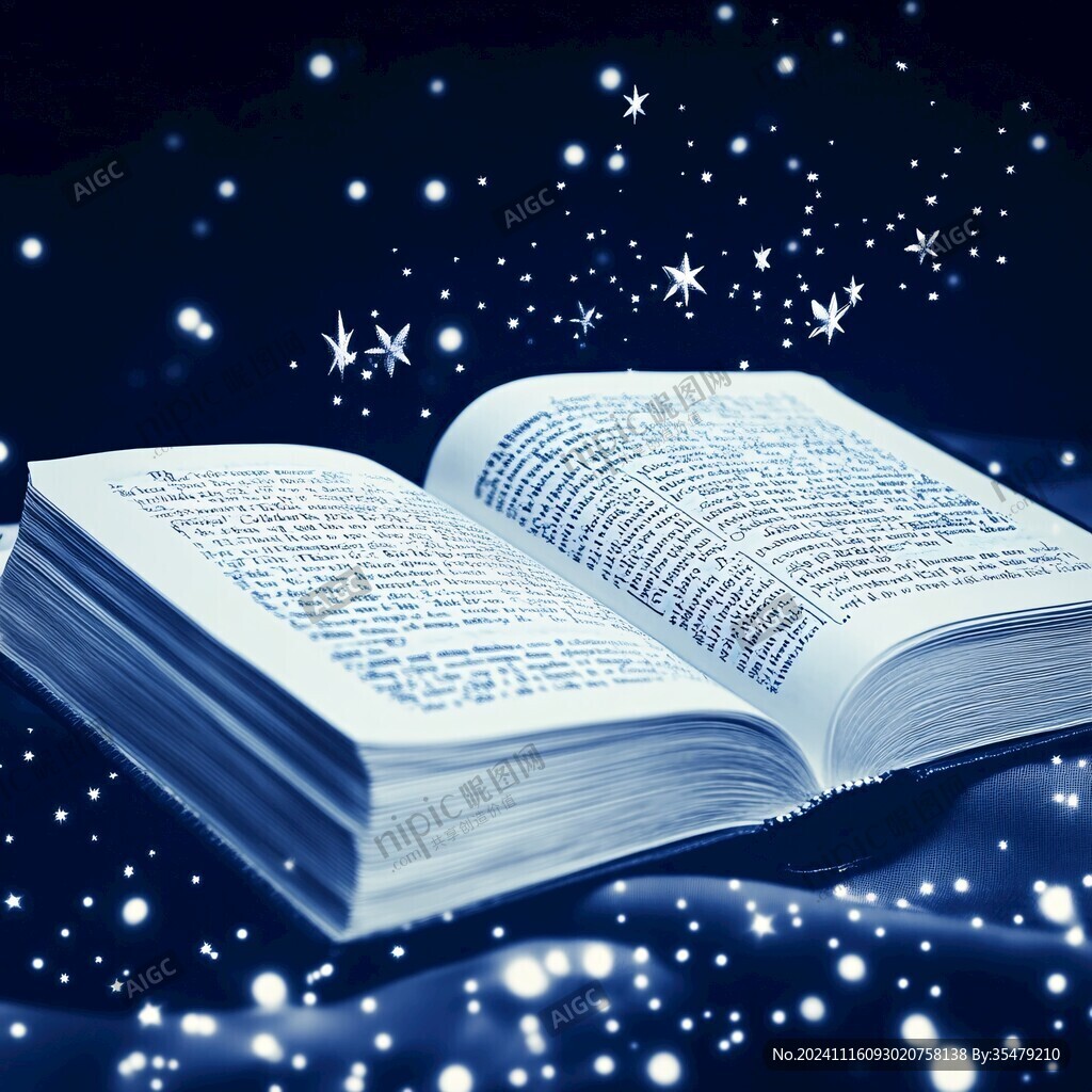 發光的書
