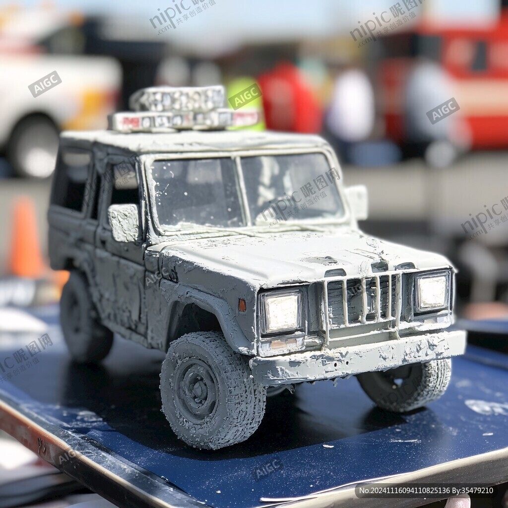 老吉普車模