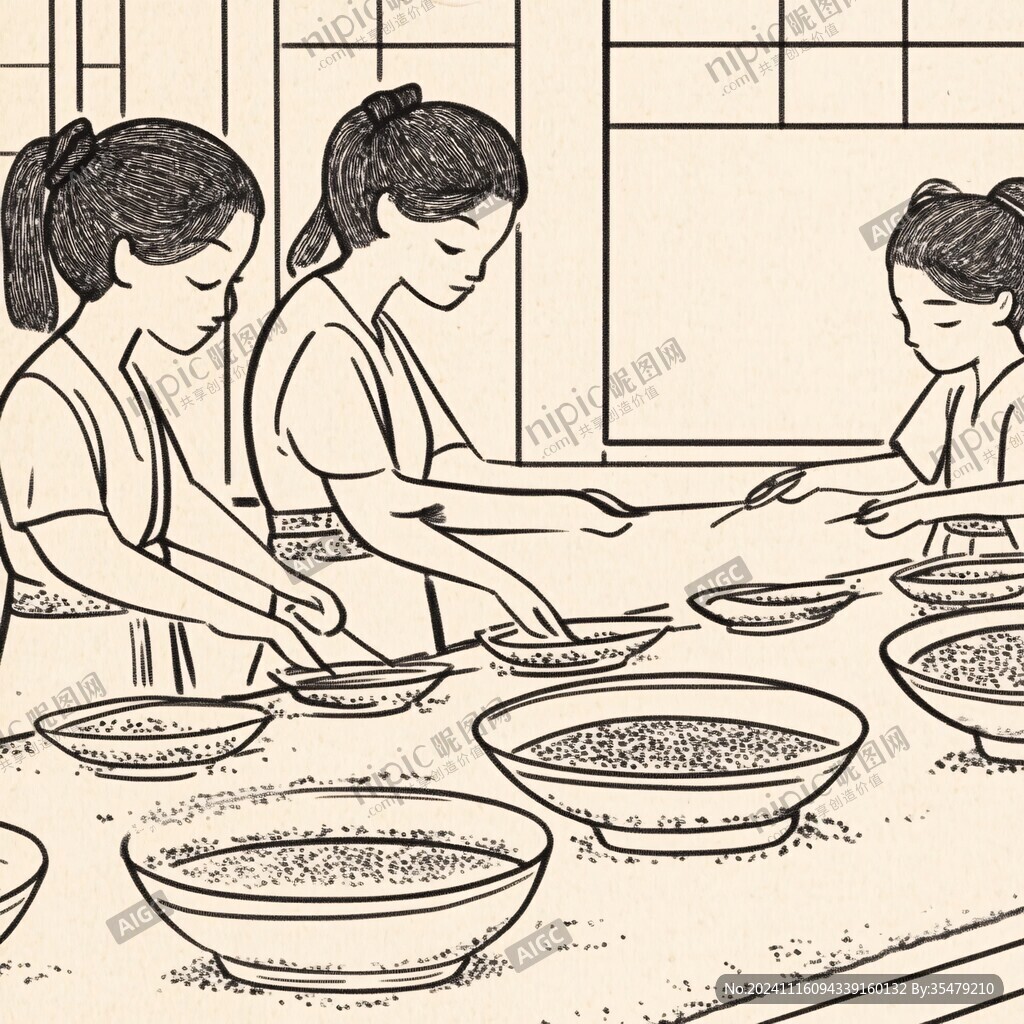 手繪古法醬油制作工藝