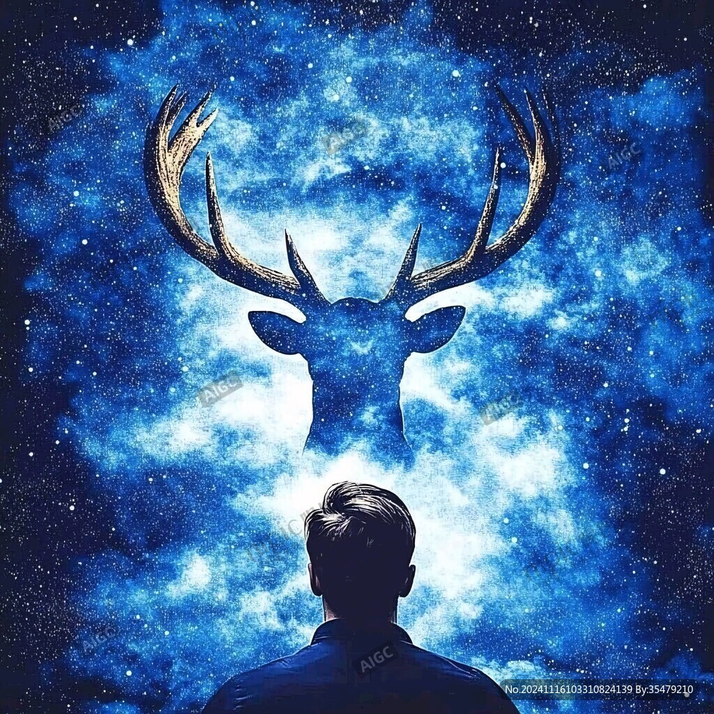 麋鹿浪漫唯美星云