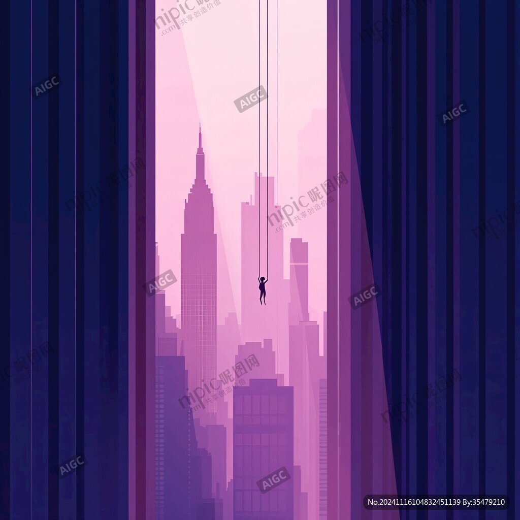 紐約筑插畫背景展板