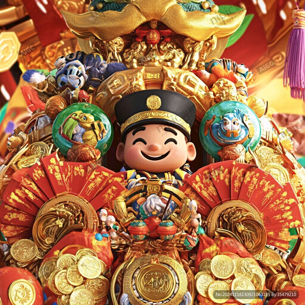日式招財素材