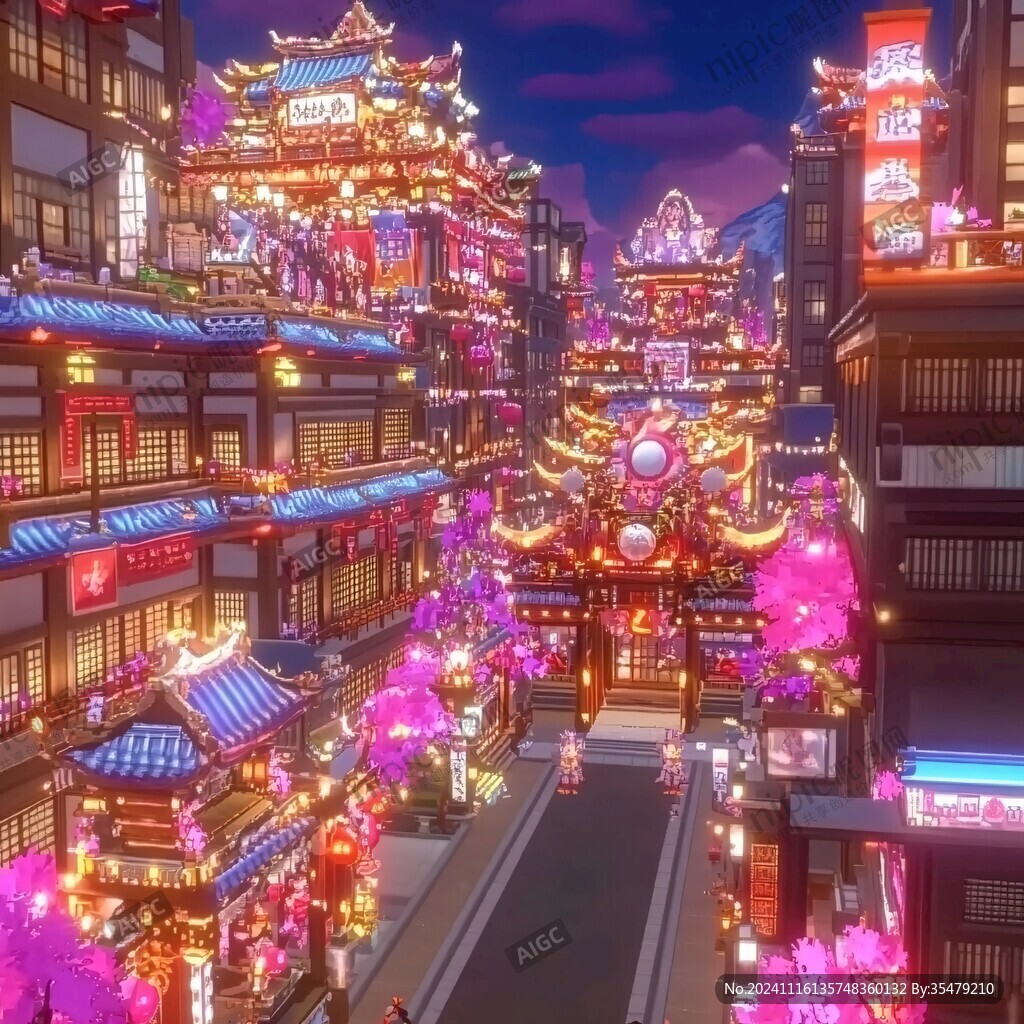 古代繁華街道