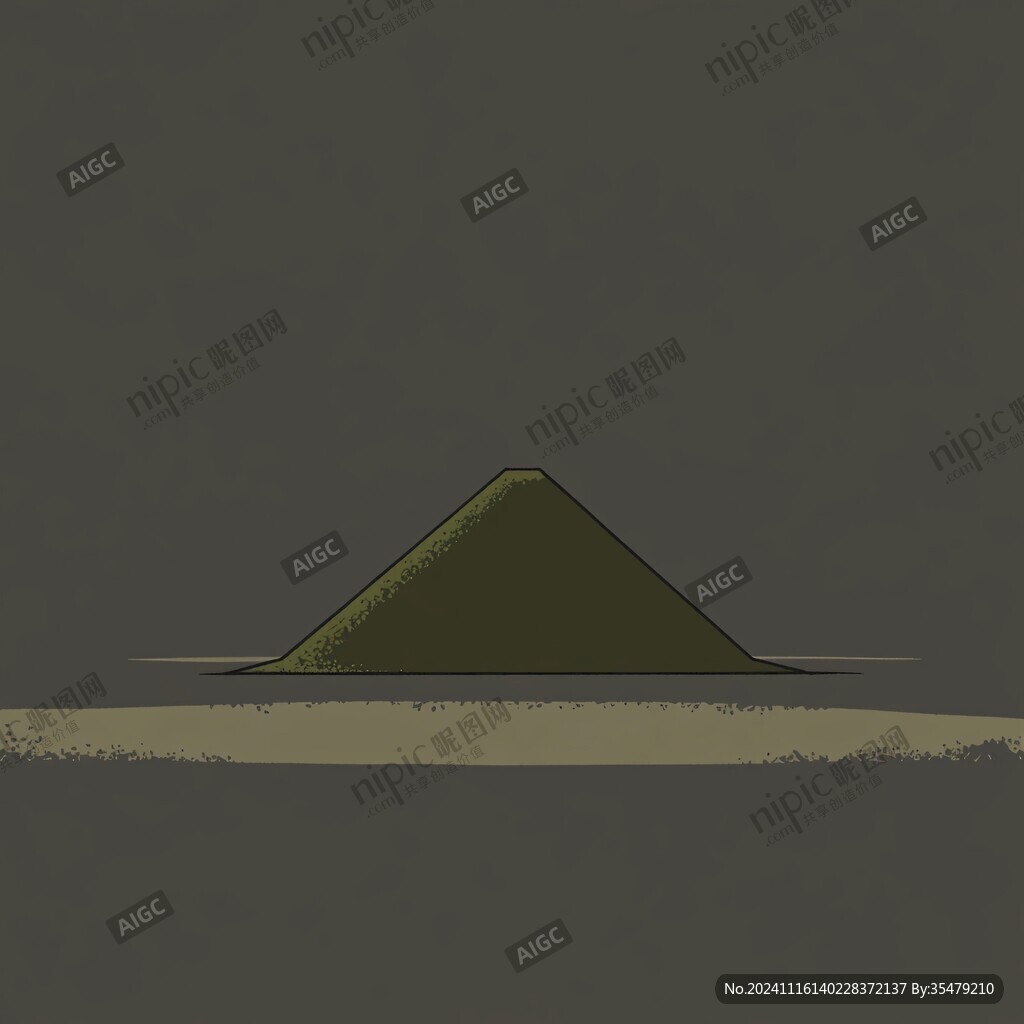 金字塔抽象大山山峰