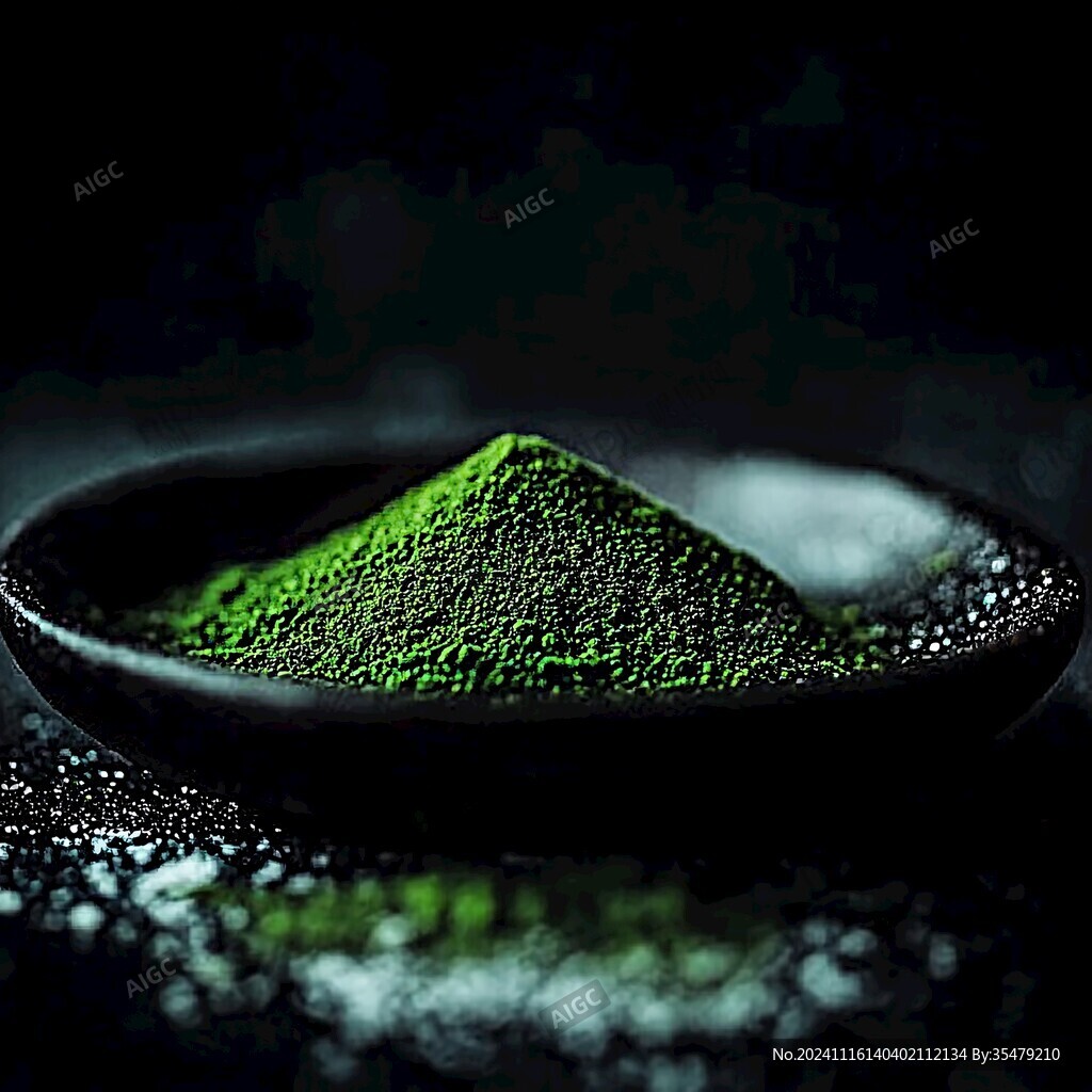 抹茶粉素材