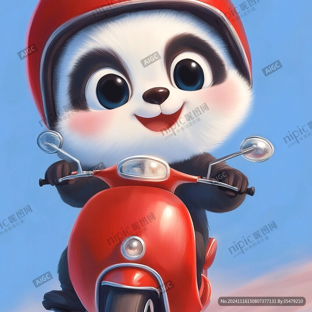 摩托車熊貓
