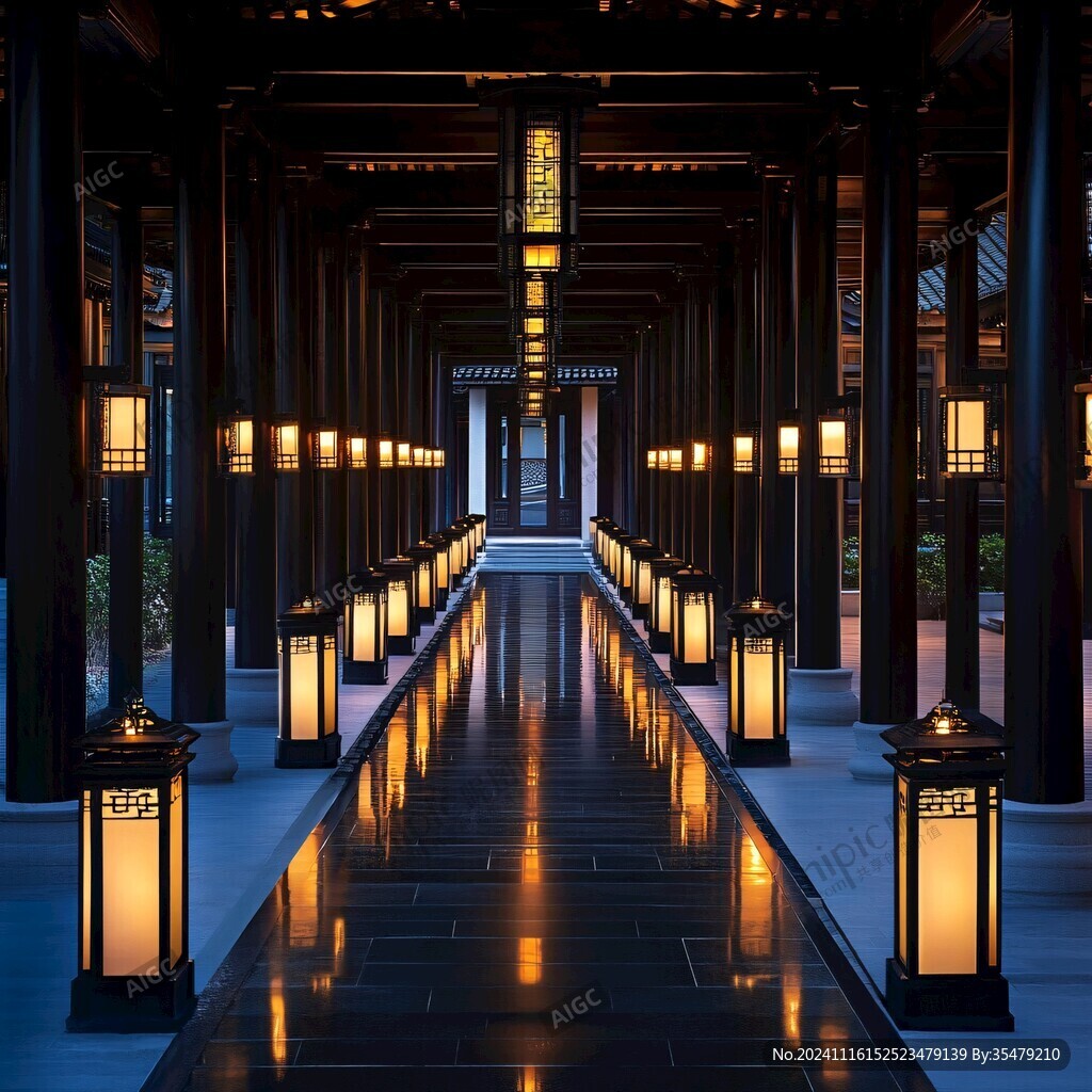 悅椿酒店回廊