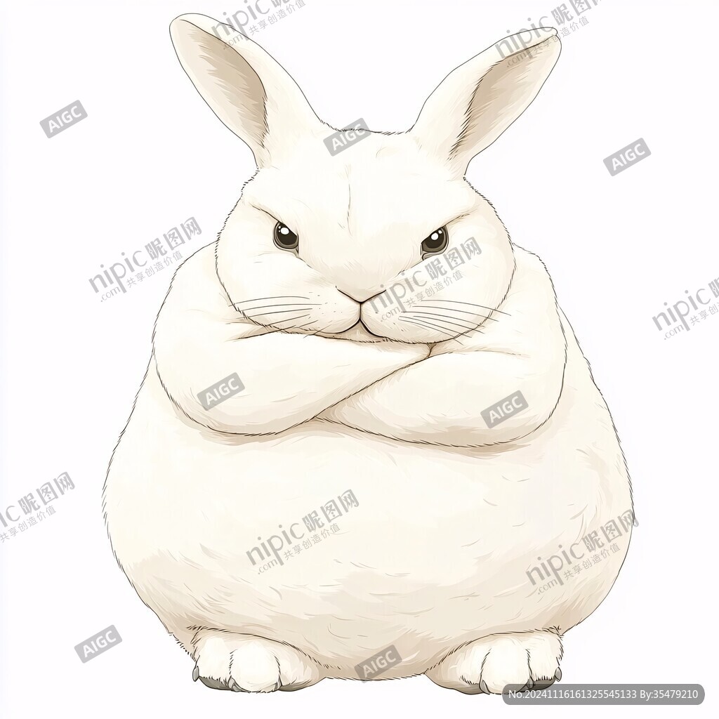 漫畫兔子兔子插畫