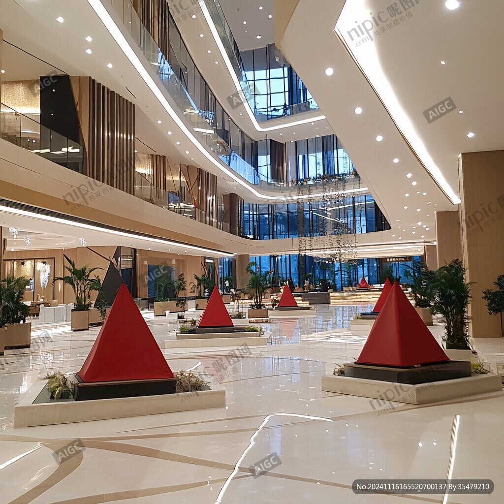 酒店大廳擺設