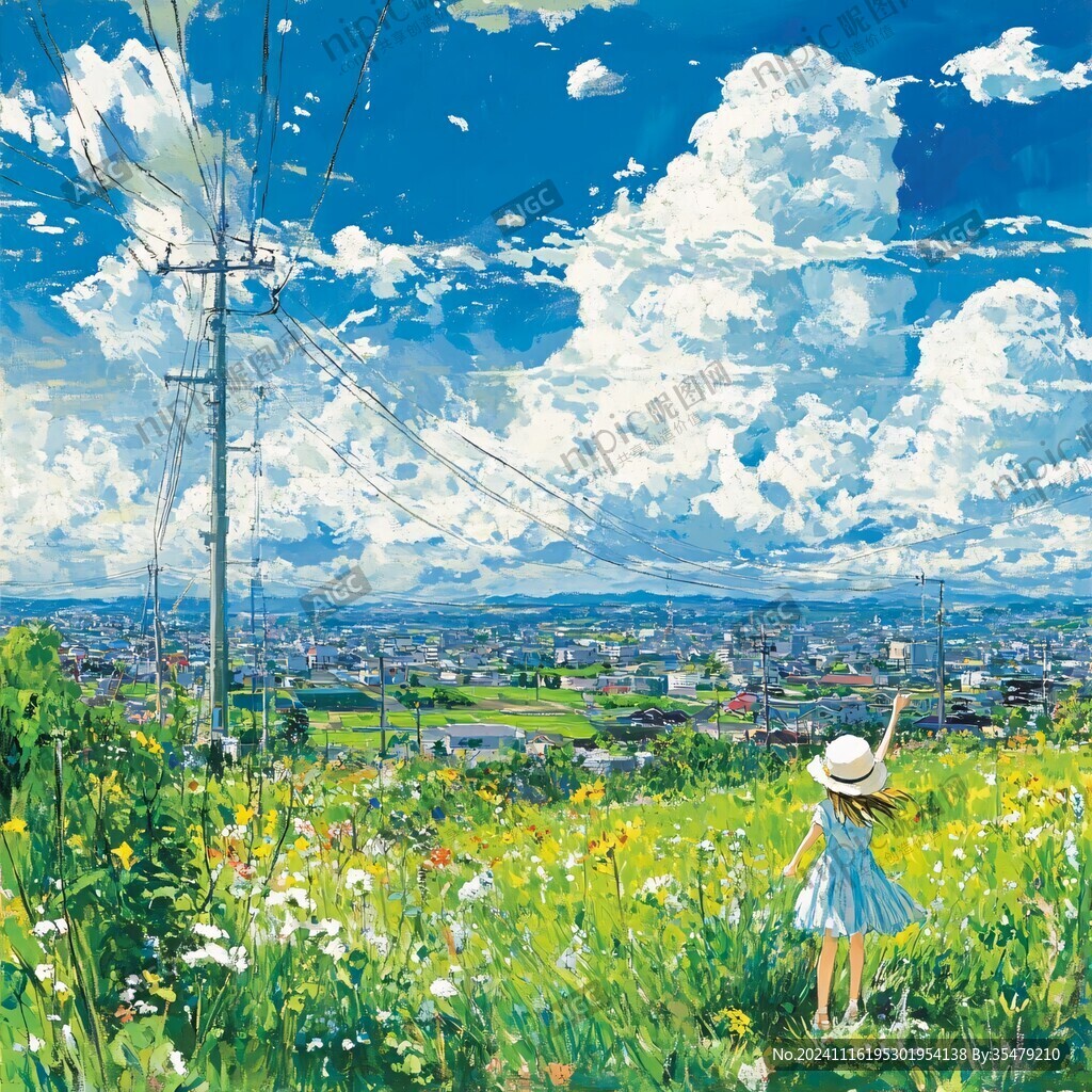 新海誠動漫風裝飾畫