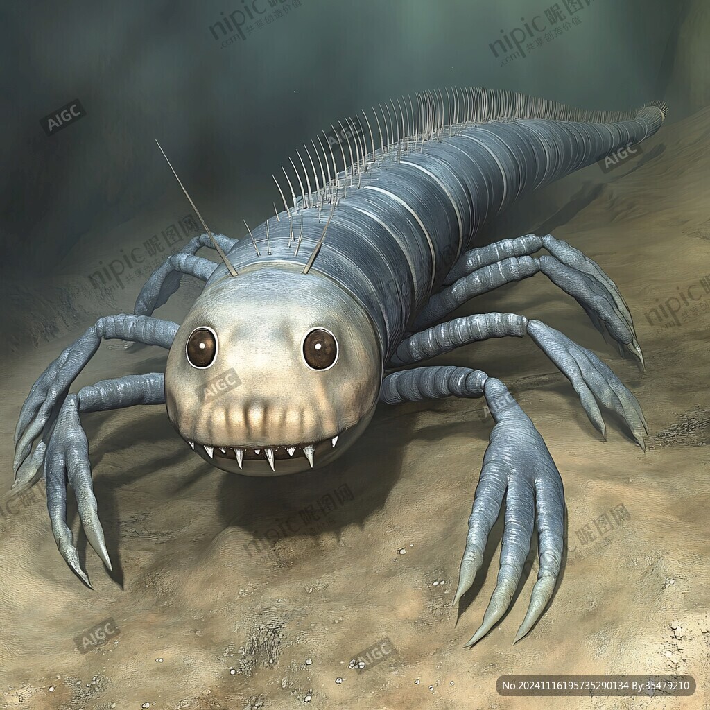 蜈蚣插畫