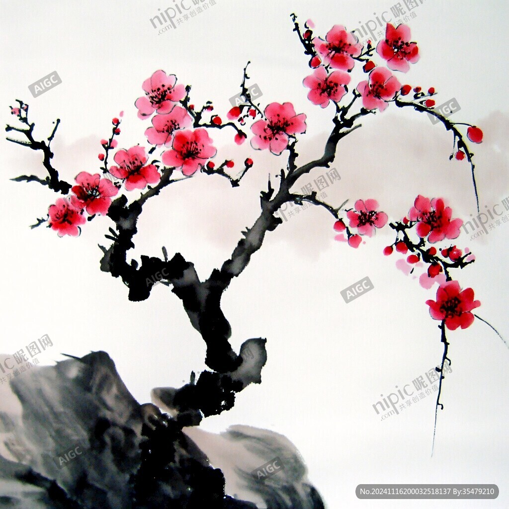 梅花藝術(shù)畫