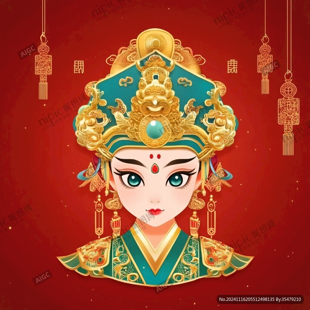 花旦插畫
