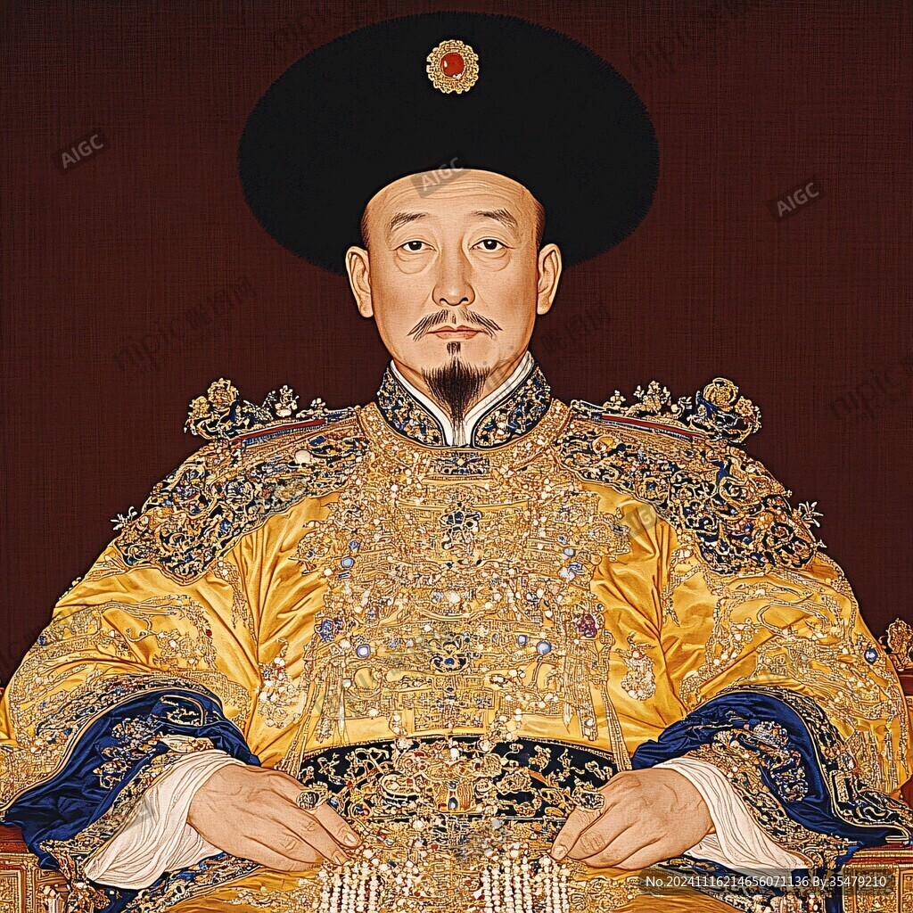 乾隆皇帝像