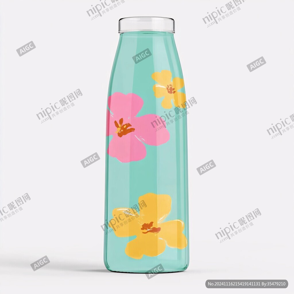 飲料包裝小花
