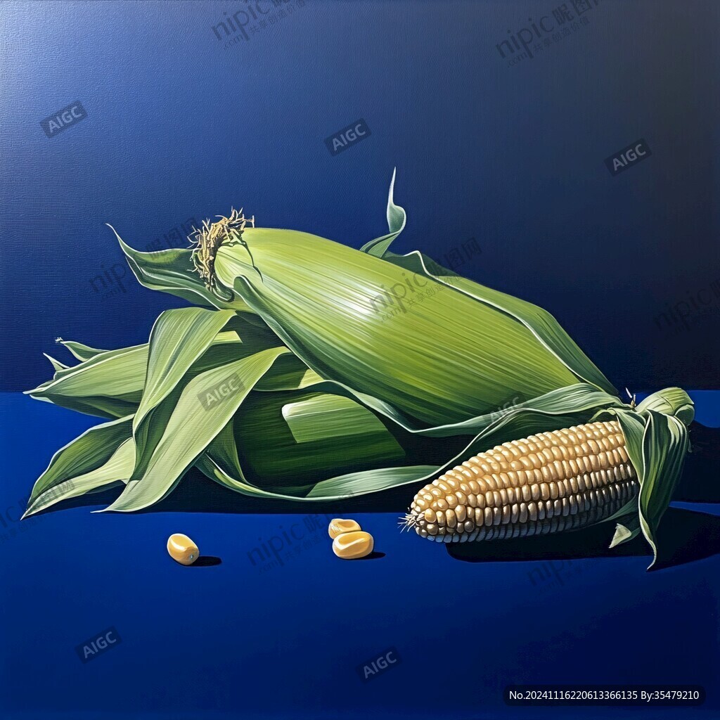 糯玉米插畫