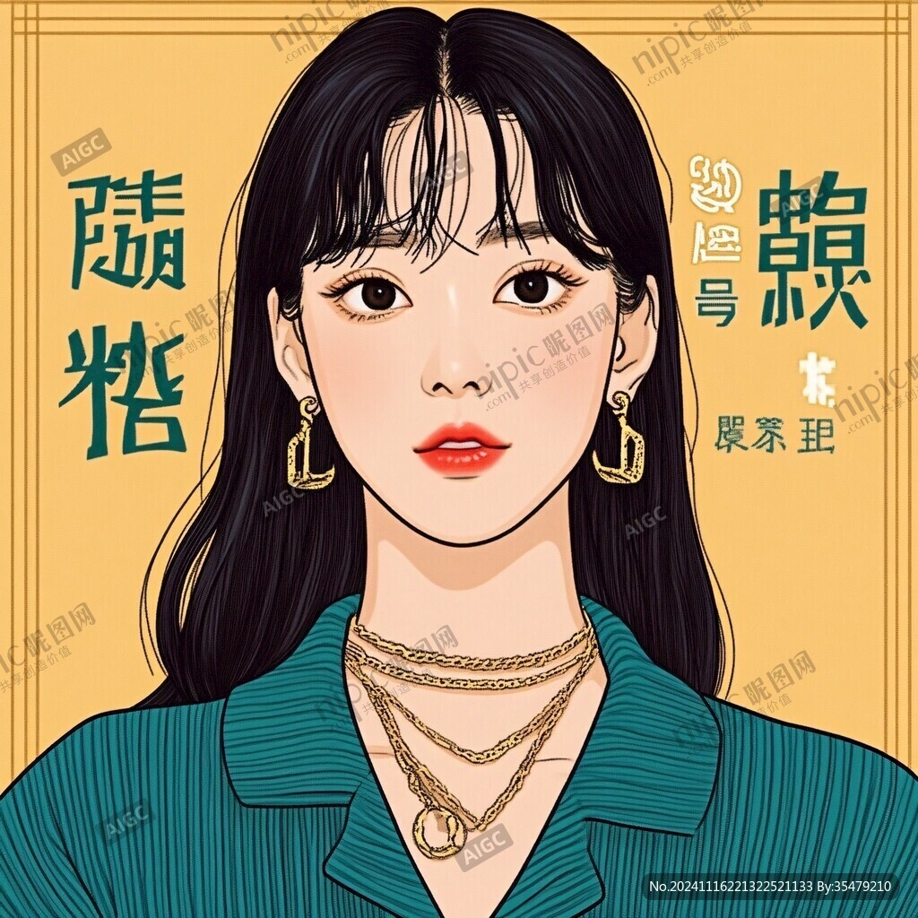 人物封面插畫