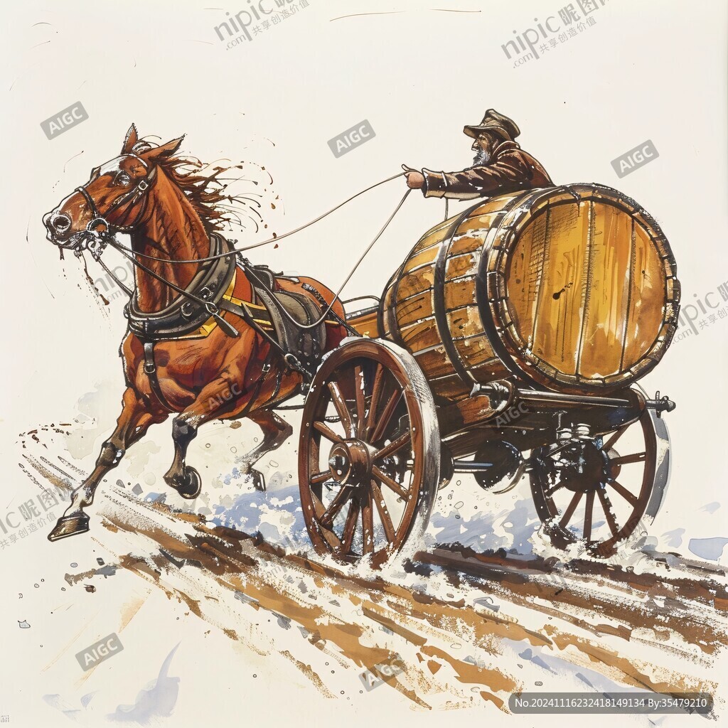 馬車拉酒桶