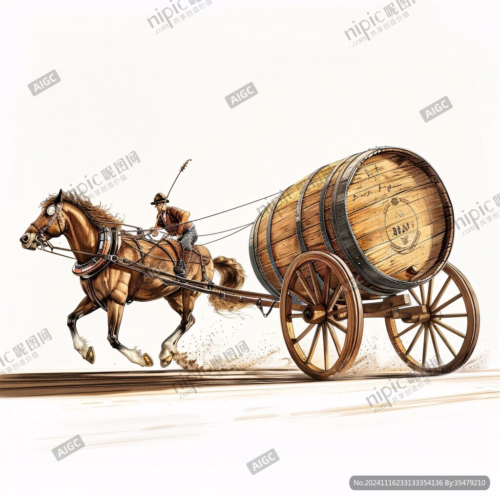 馬車拉酒桶