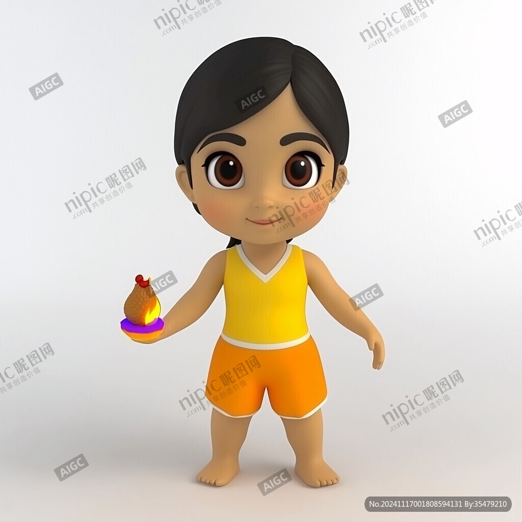 q版黎族男孩