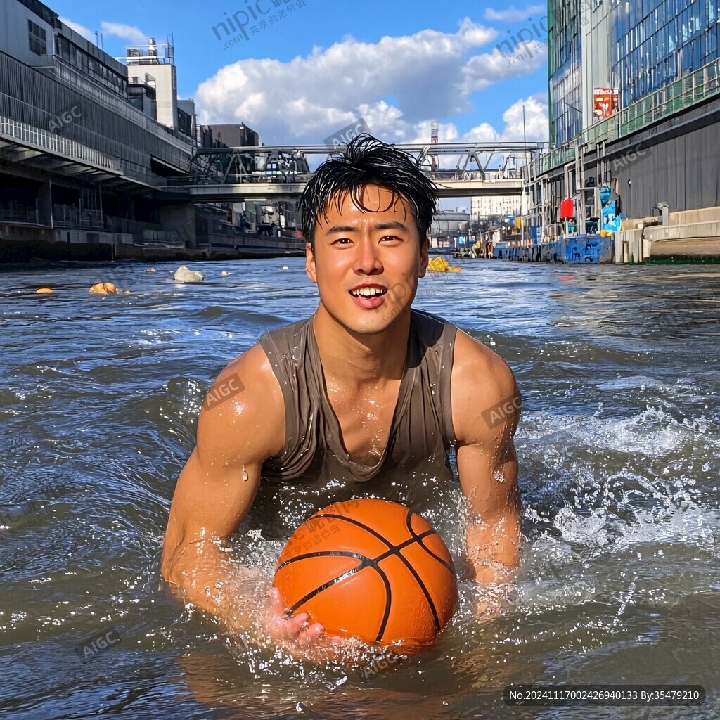 戲水男神