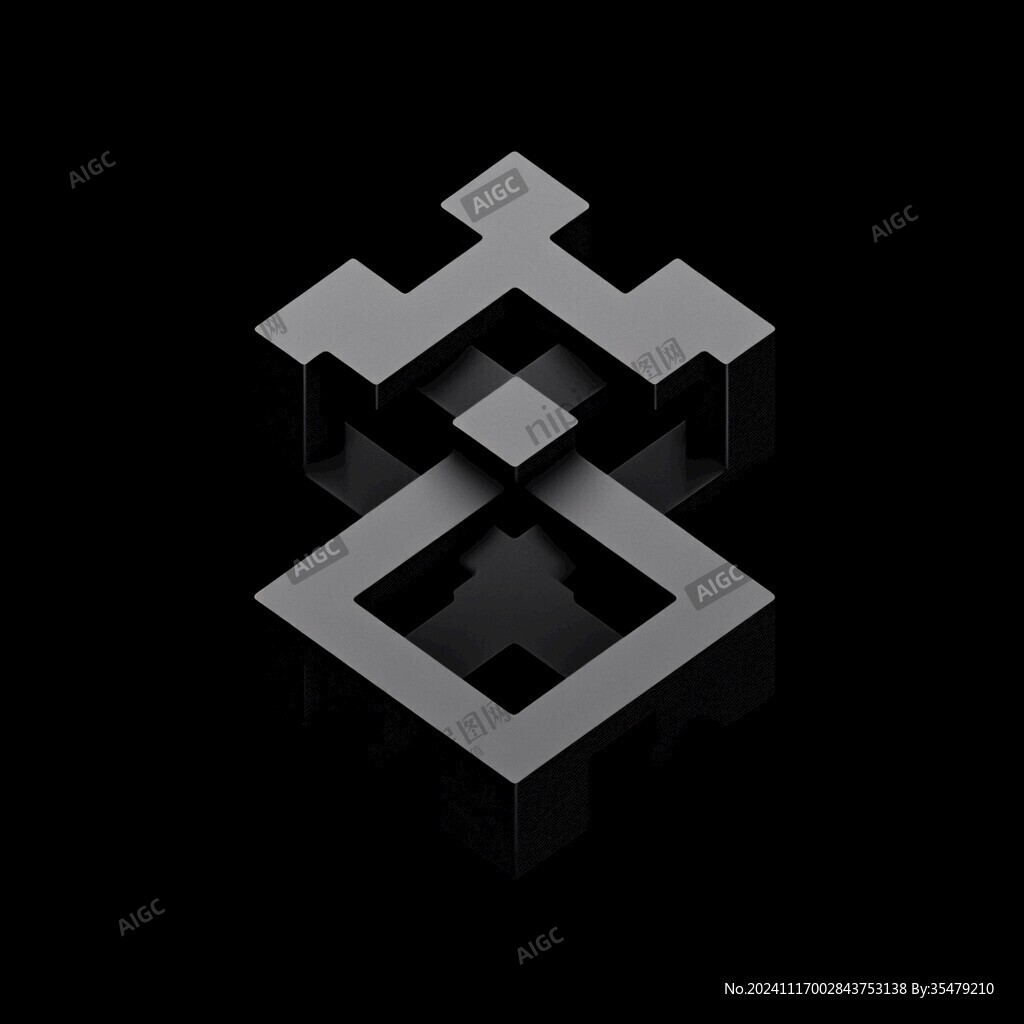 立體方塊logo