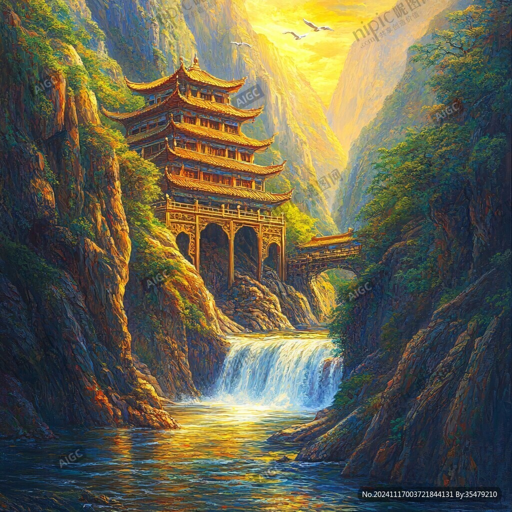 黃鶴樓油畫