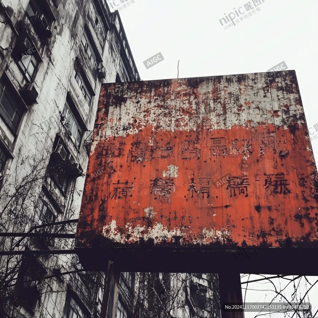 破舊店招