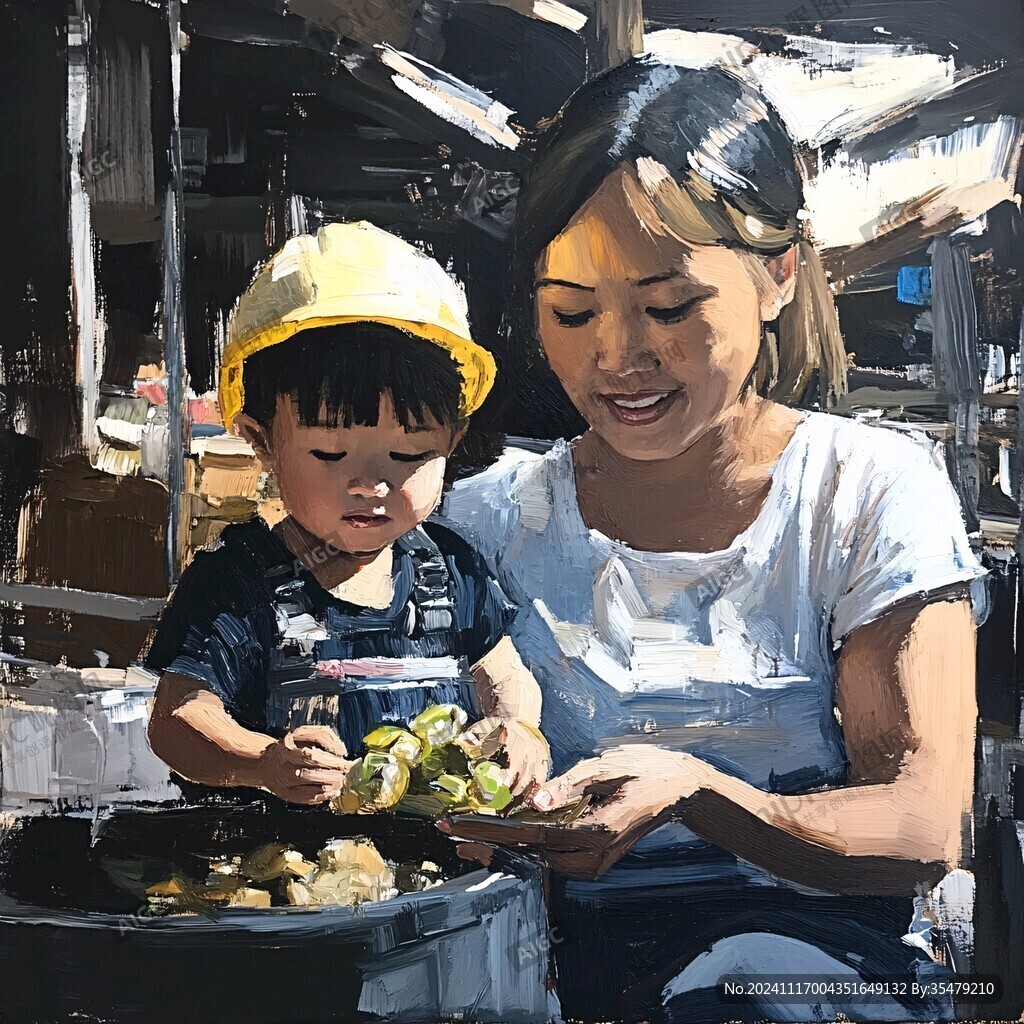 蚵仔煎插畫