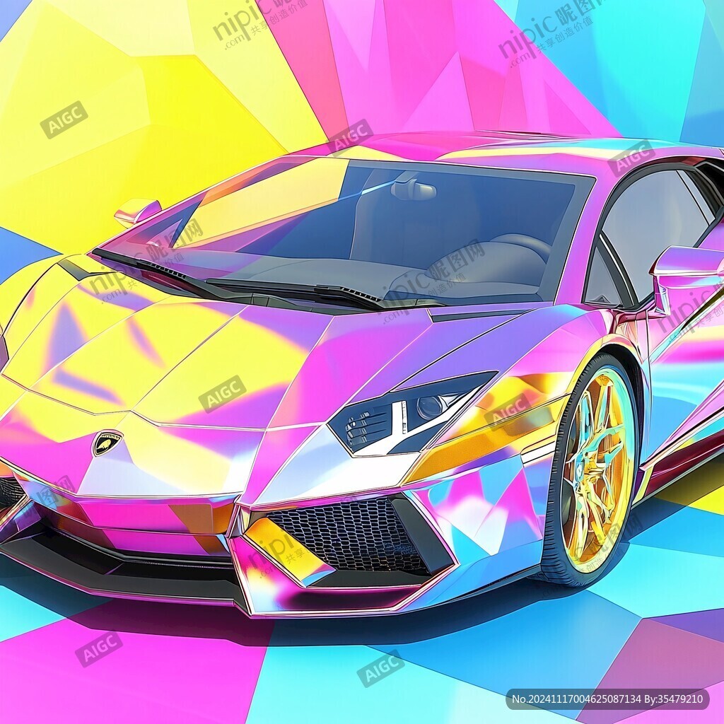 絢麗線條汽車