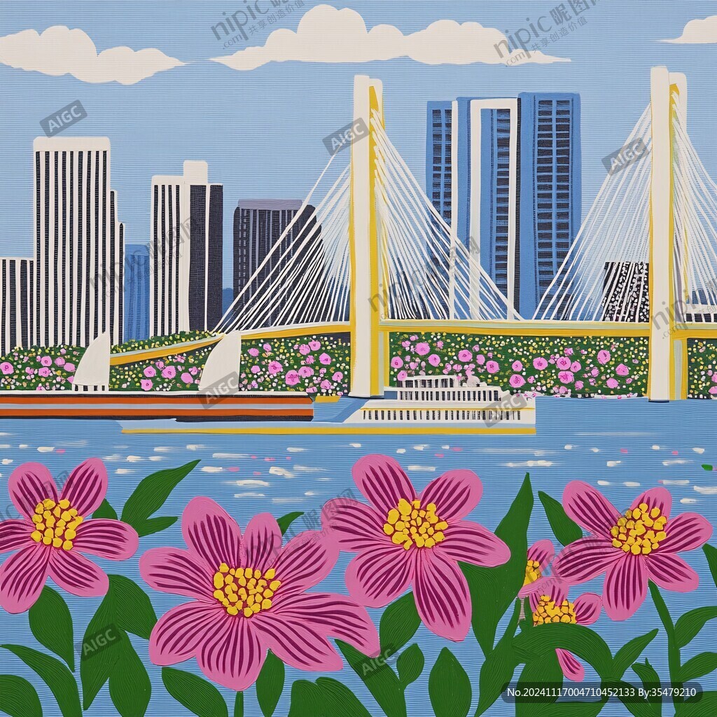 城市與花