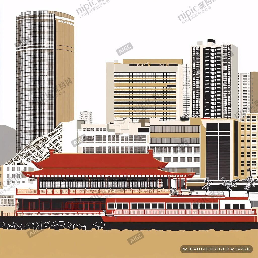 輪船景觀建筑