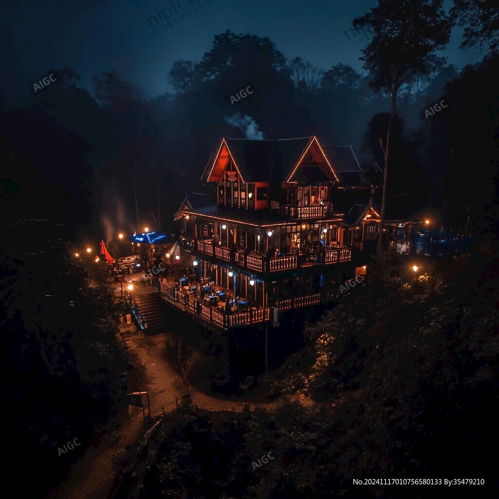 樹屋夜景