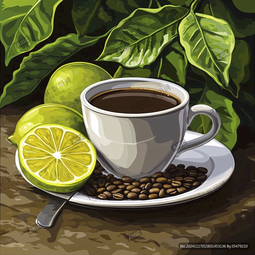 檸檬茶裝飾畫