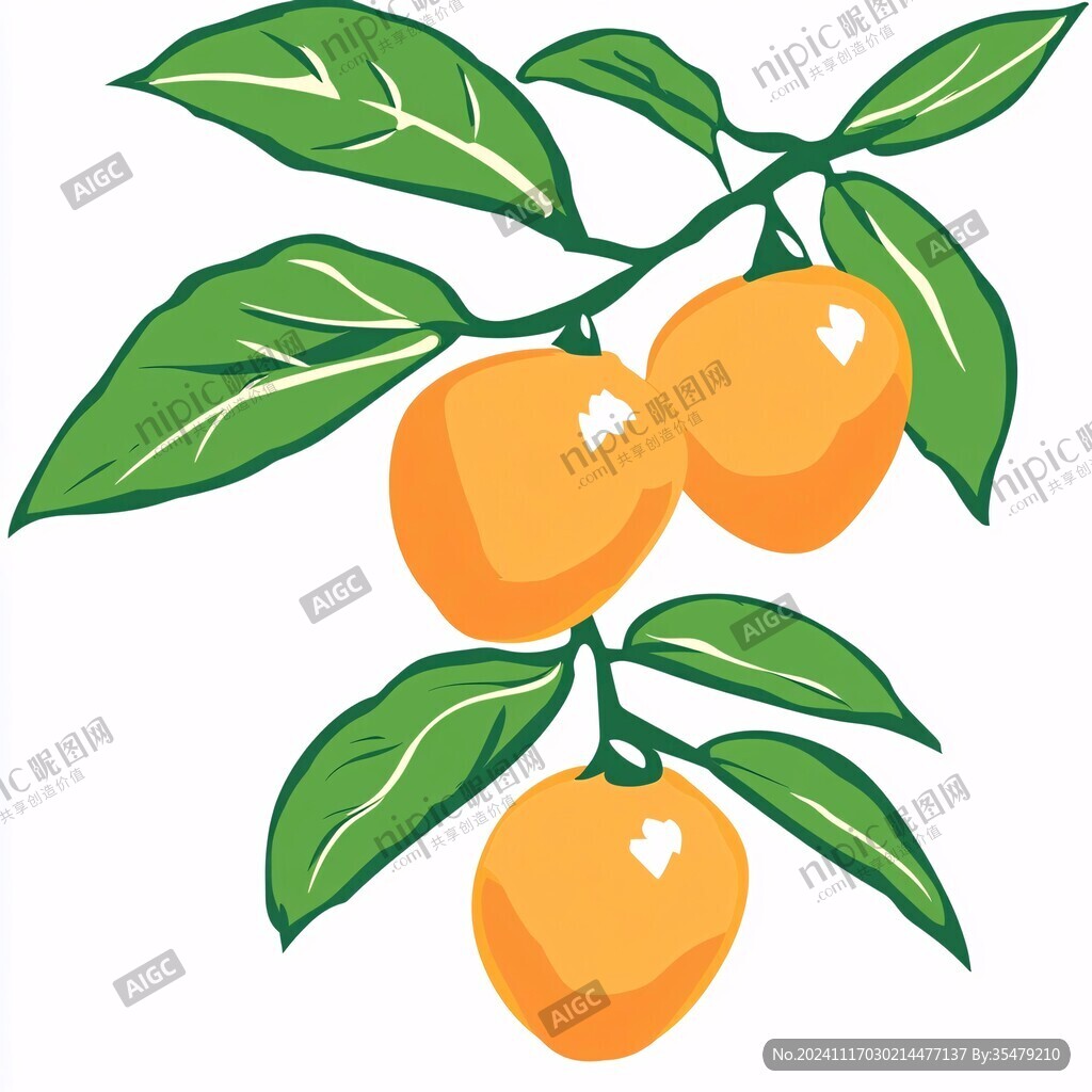 金桔插畫