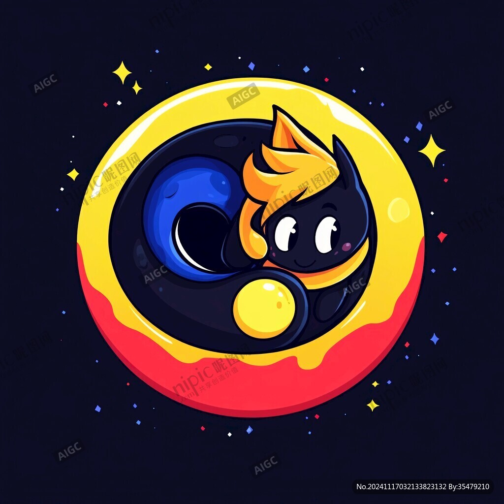 星月吉祥物