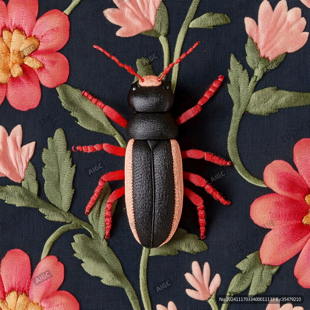 小瓢蟲印花