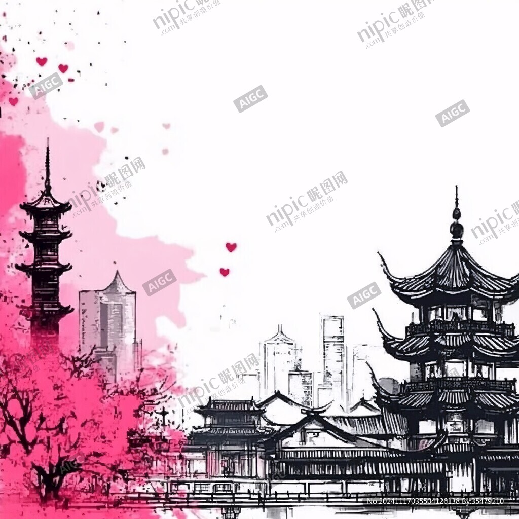 創(chuàng)意水墨中國(guó)城市